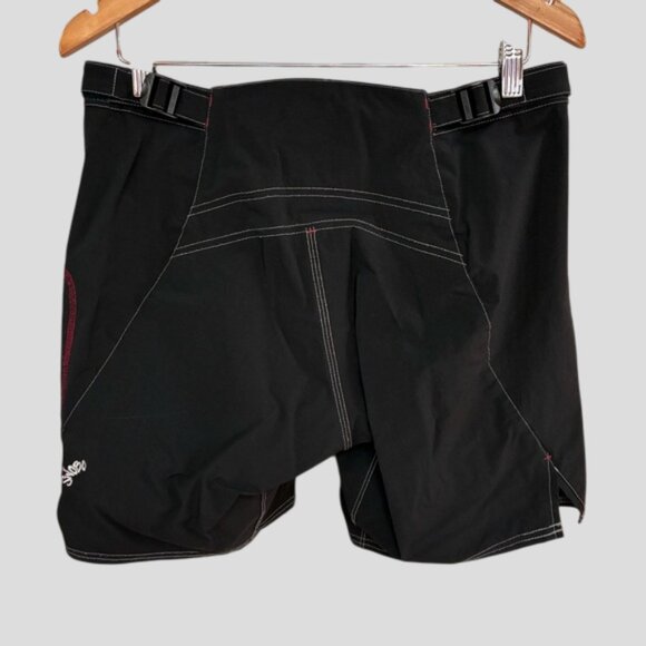 Swobo Men's Black Nylon Stretch Shorts Outdoor Mountain Bike Trail Cycling - Picture 2 of 11